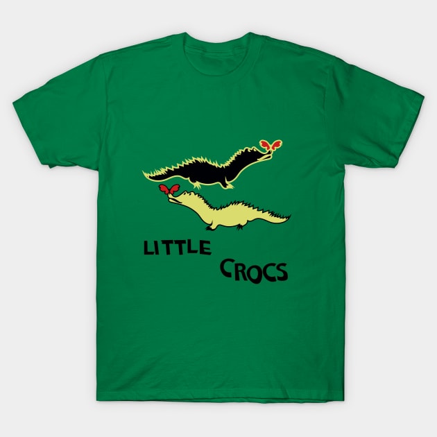 Little Funny Crocks T-Shirt by Irintarasovets312